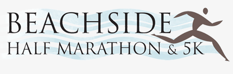 logo design beachside half marathon