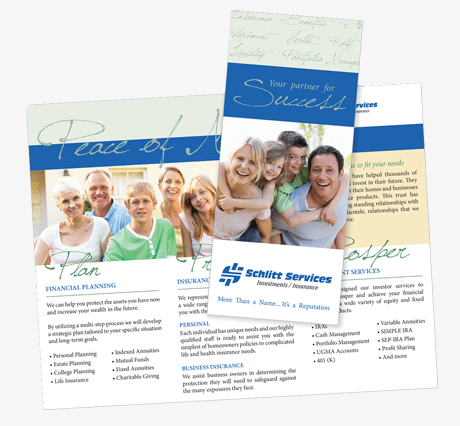 Brochure for Schlitt Services