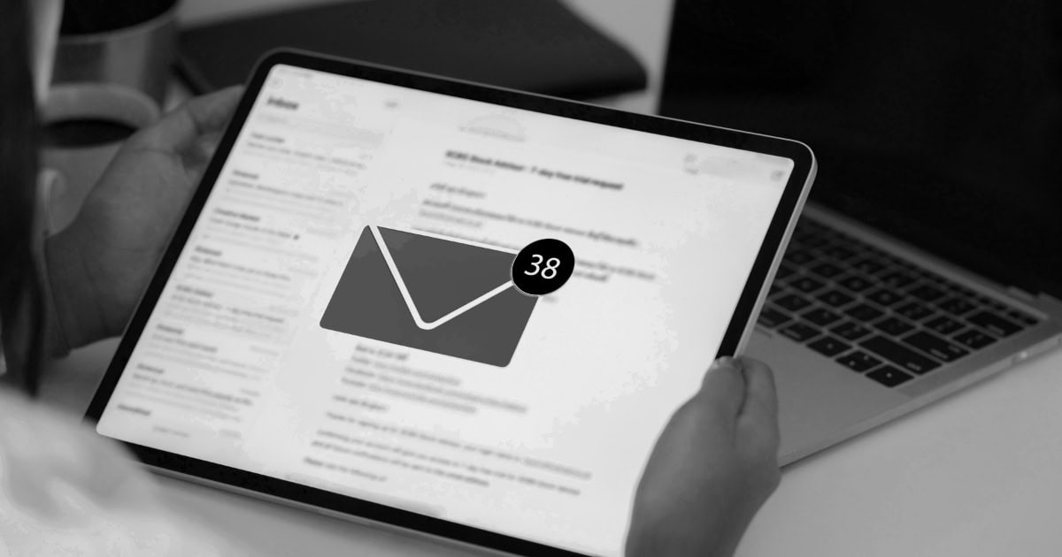 Woman Reading Email