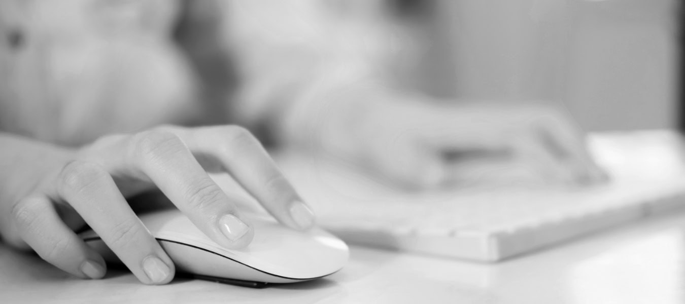 Hand On Computer Mouse