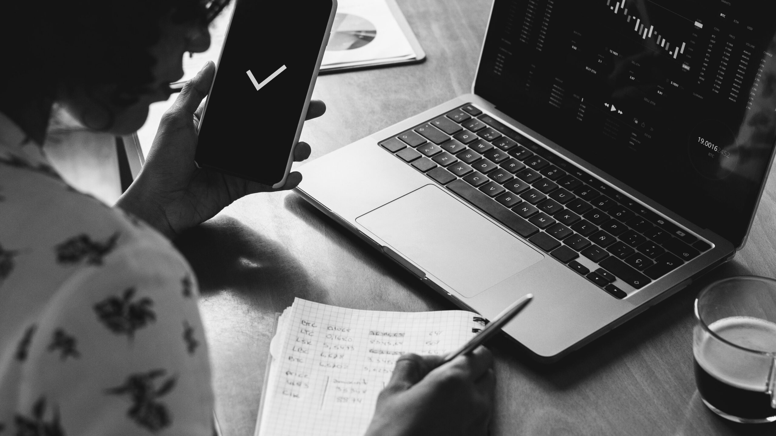 Woman Making A Checklist
