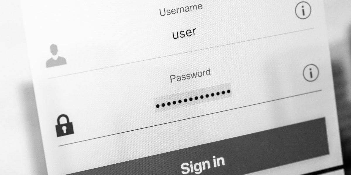 Login Screen. Username And Password In Internet Browser On Computer Screen