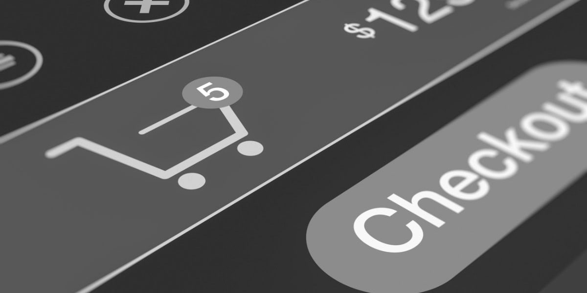 Empty Shopping Cart illustration.