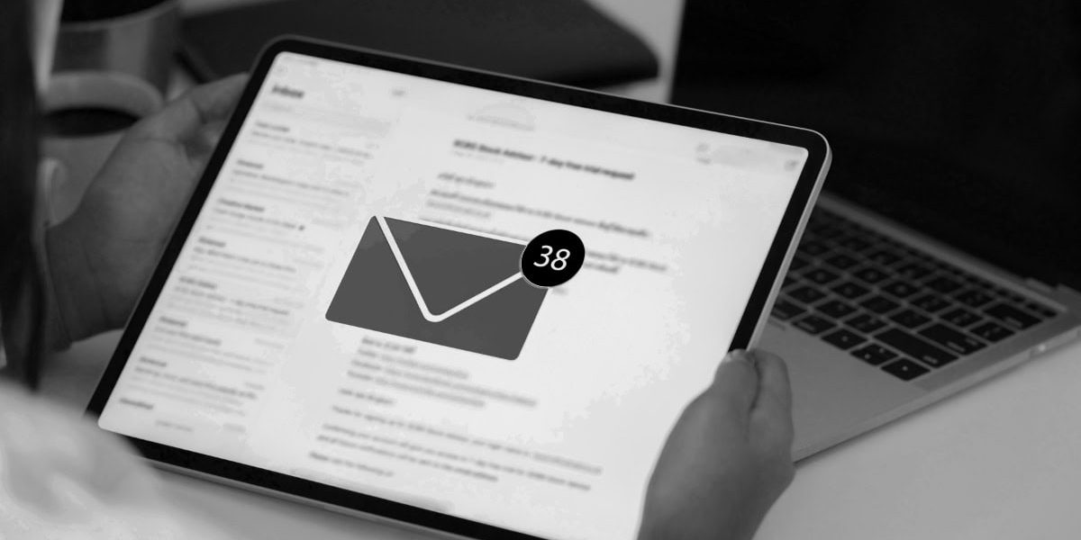 Woman Reading Email